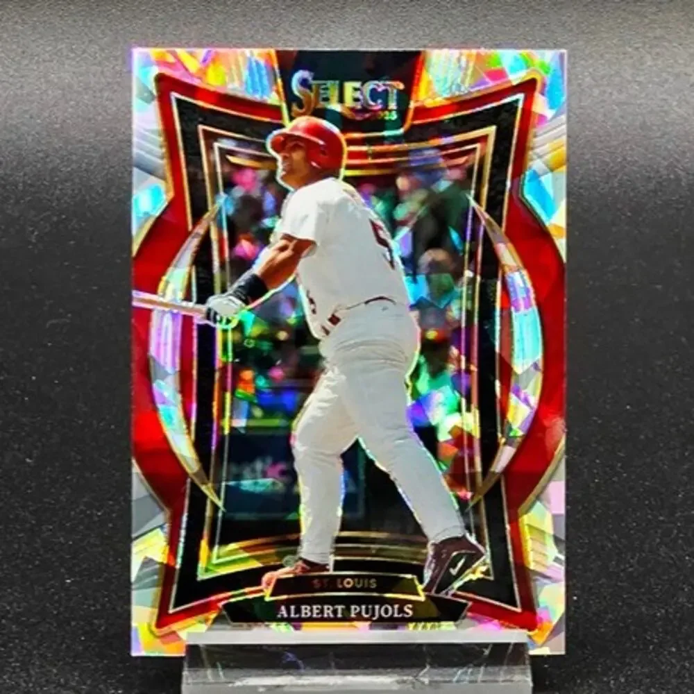 Albert Pujols Topps Chrome Purple Refractor Ice Prizm Dodgers Cardinals Star
